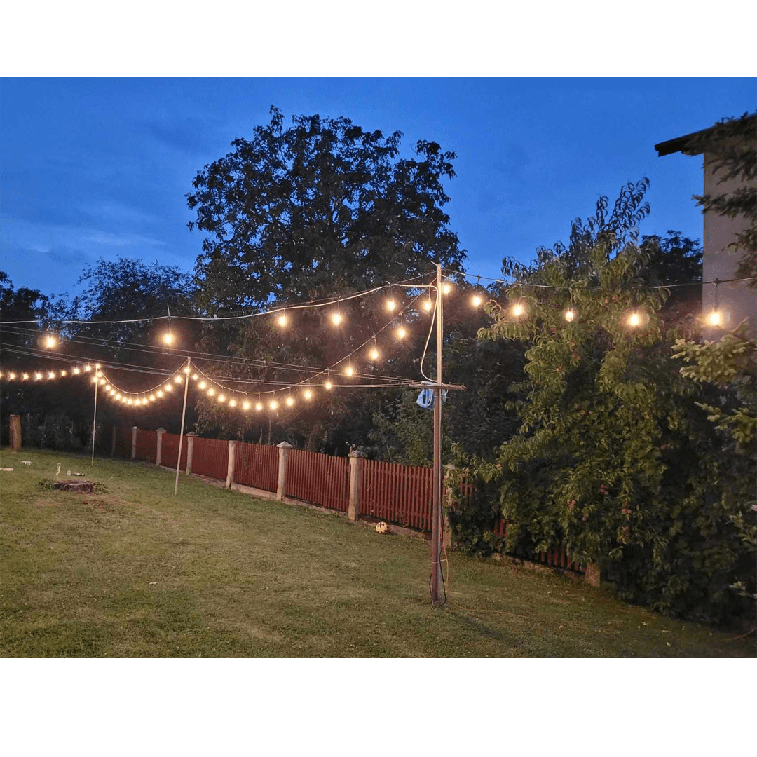 Girlandy świetlne żarówkowe – profesjonalne oświetlenie namiotów imprezowych Bochnia