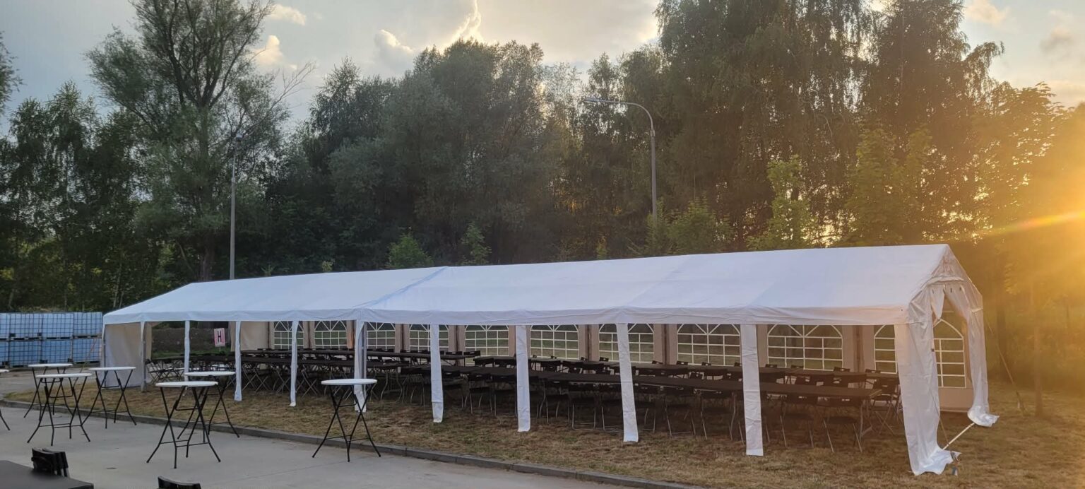 duzy namiot bankietowy wynajem imprezy masowe eventy