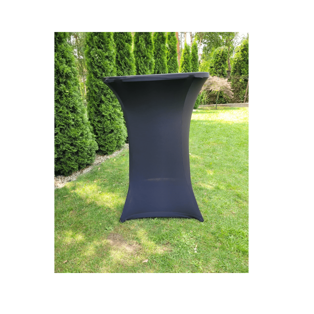 Czarny pokrowiec elastyczny na stolik koktajlowy – Namioty Bochnia